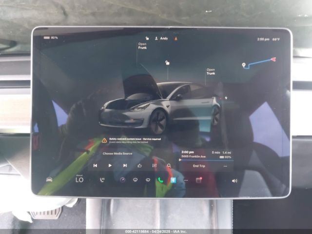 5YJ3E1EBXNF250840 Tesla Model 3 Long Range Dual Motor All-wheel Drive