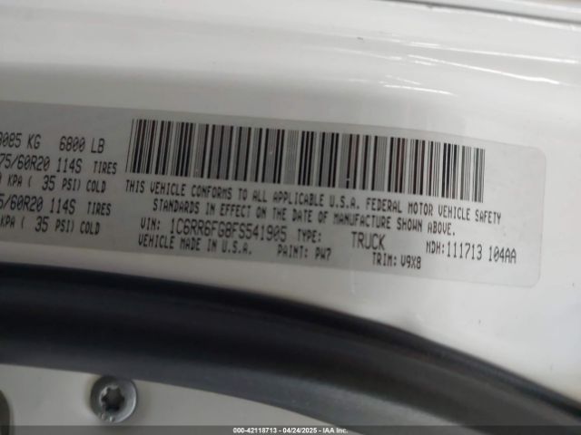 1C6RR6FG8FS541905 RAM 1500 Express