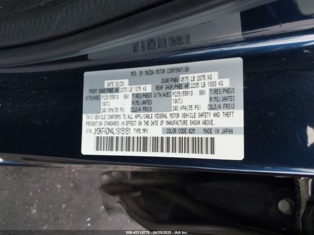 JM3KFADM4L1816161 Mazda Cx-5 Grand Touring