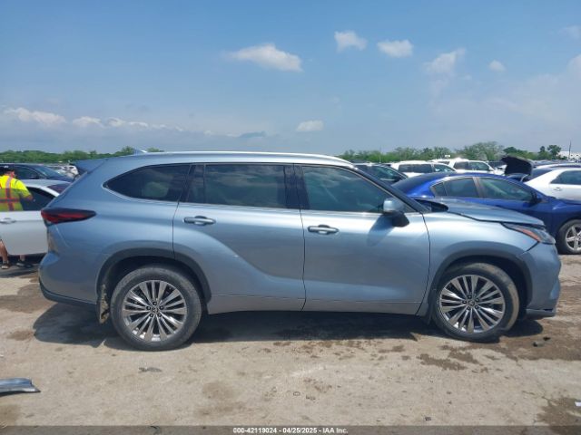 5TDKDRAH3RS531743 Toyota Highlander Platinum