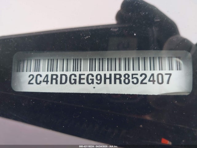 2C4RDGEG9HR852407 Dodge Grand Caravan Gt