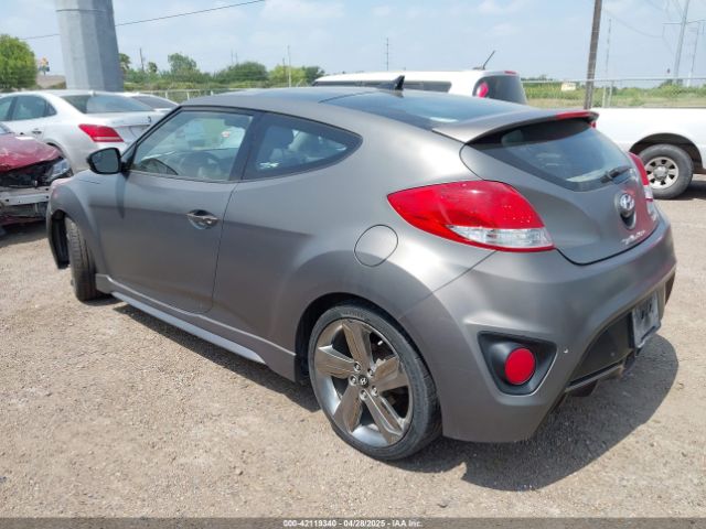 KMHTC6AE3EU206197 Hyundai Veloster Turbo W/black