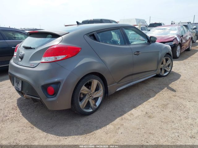 KMHTC6AE3EU206197 Hyundai Veloster Turbo W/black