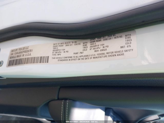 2024 JEEP GRAND CHEROKEE L 1C4RJKAG2R8536751 Photo 8