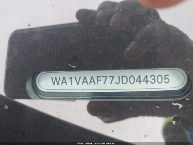 WA1VAAF77JD044305 Audi Q7 3.0t Premium