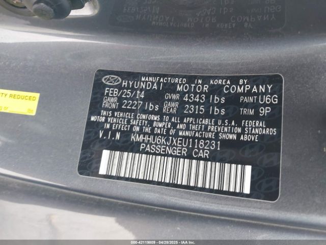 KMHHU6KJXEU118231 Hyundai Genesis 3.8 R-spec