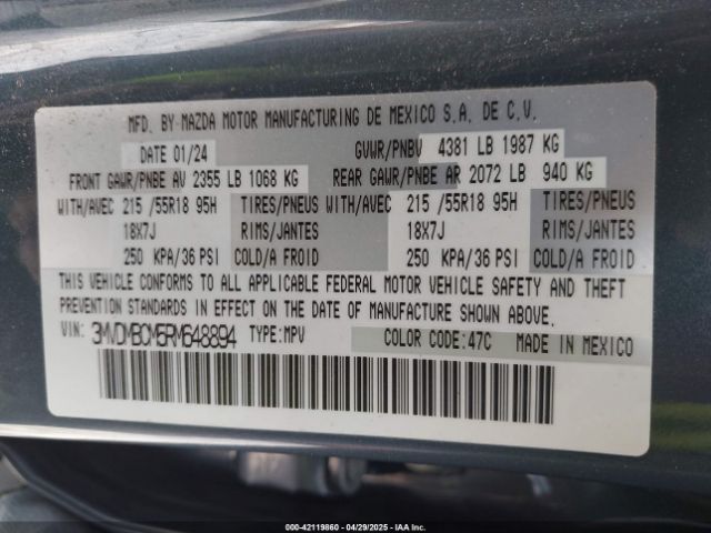 3MVDMBCM5RM648894 Mazda Cx-30 2.5 S Carbon Edition