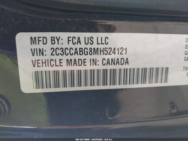 Chrysler 300 300s 2021 2C3CCABG8MH524121 Image 9