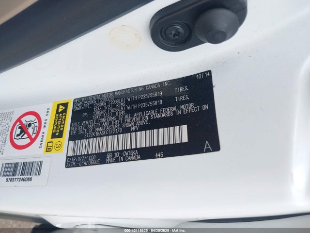 Lexus RX 350 2015 2T2ZK1BA6FC172170 Image 9