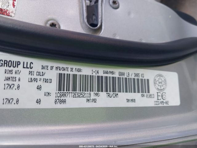 1C6RR7TT2ES252119 RAM 1500 Slt
