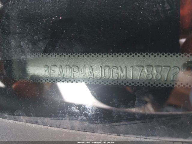 3FADP4AJ0GM178872 Ford 1.6l ti-vct premium fuel