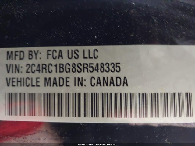 Chrysler Pacifica Select 2025 2C4RC1BG8SR548335 Image 9