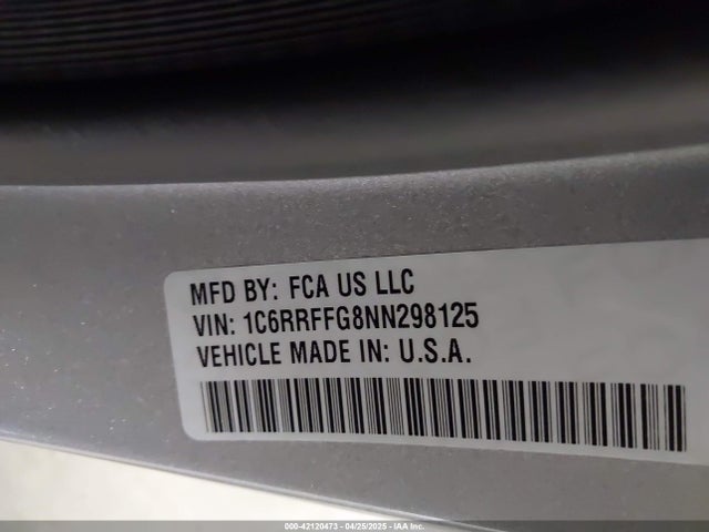 RAM 1500 2022 1C6RRFFG8NN298125 Image 9