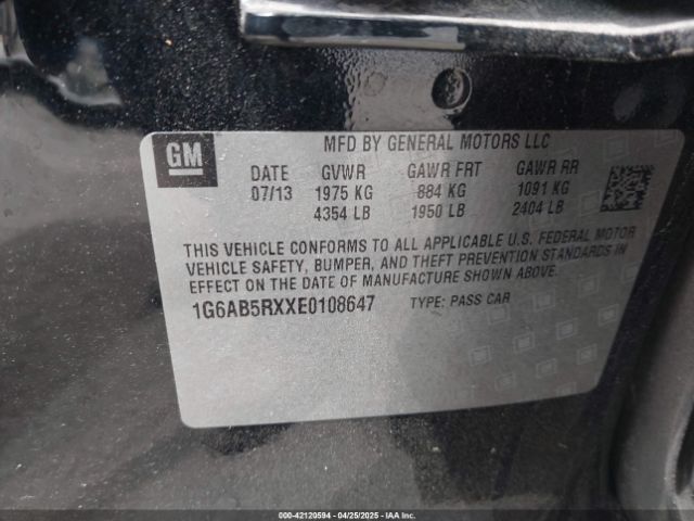 2014 CADILLAC ATS 1G6AB5RXXE0108647 Photo 8