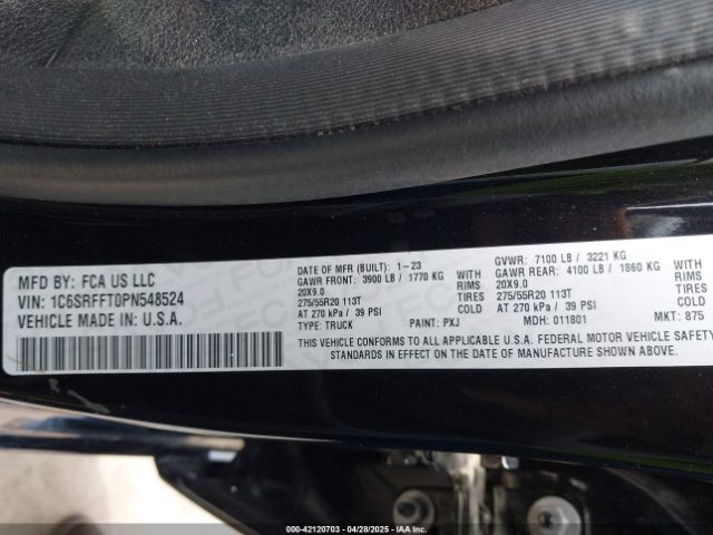 2023 RAM 1500 1C6SRFFT0PN548524 Photo 8