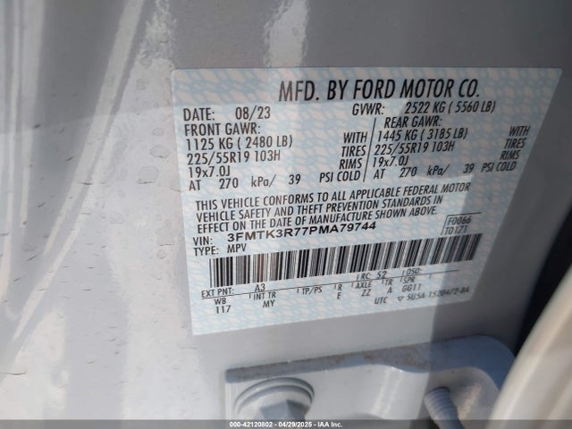 Ford Mustang Mach-e Premium 2023 3FMTK3R77PMA79744 Image 9