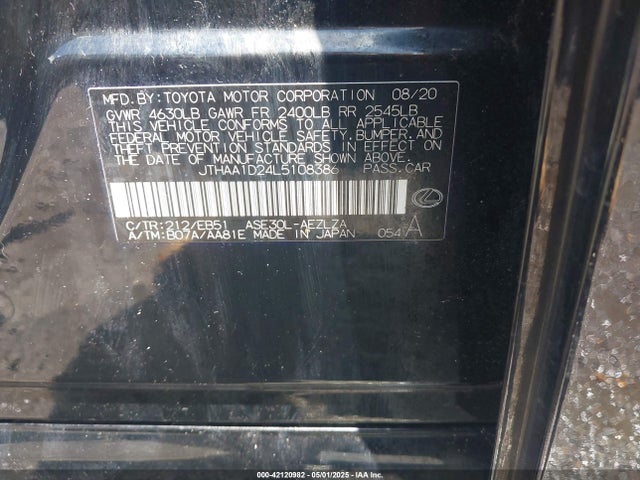 JTHAA1D24L5108386 Lexus IS 300