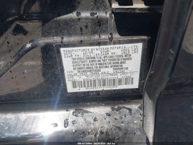 3N1AB8CV4MY230305 Nissan Sentra Sv Xtronic Cvt