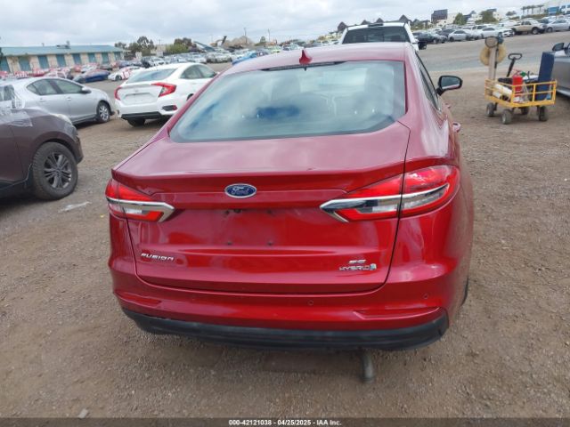 3FA6P0LU0KR200678 Ford Fusion Hybrid Se