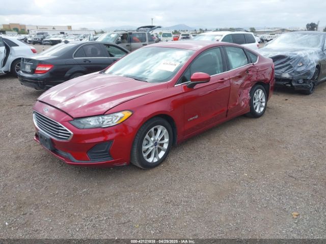 3FA6P0LU0KR200678 Ford Fusion Hybrid Se