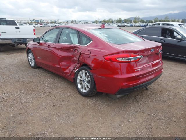3FA6P0LU0KR200678 Ford Fusion Hybrid Se