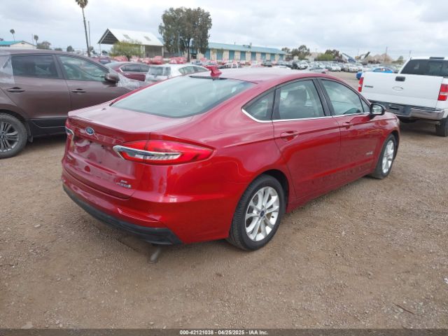 3FA6P0LU0KR200678 Ford Fusion Hybrid Se