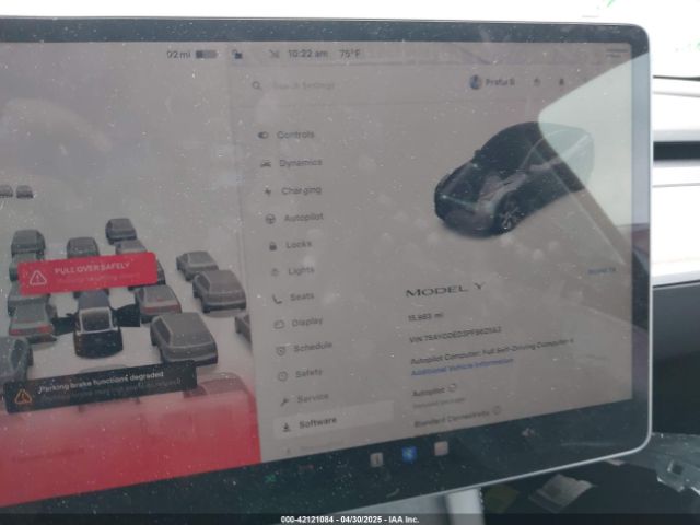 7SAYGDED3PF962583 Tesla Model Y Rwd