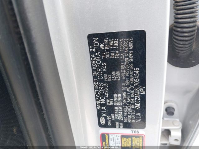 KNDJ23AU8L7054546 KIA SOUL S