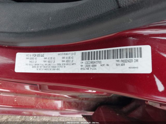 1C3CCCAB5GN157031 Chrysler 200 Limited