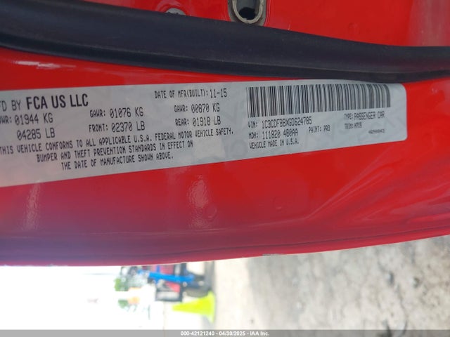 1C3CDFBBXGD624785 Dodge DART SXT