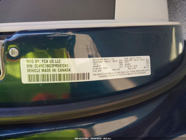 2023 CHRYSLER PACIFICA 2C4RC1BG3PR597241 Photo 8