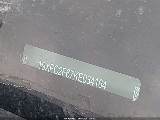 19XFC2F67KE034164 Honda Civic Lx