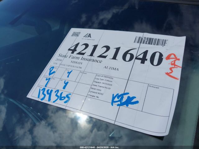 1N4AL3AP2GN316706 Nissan Altima 2.5 S