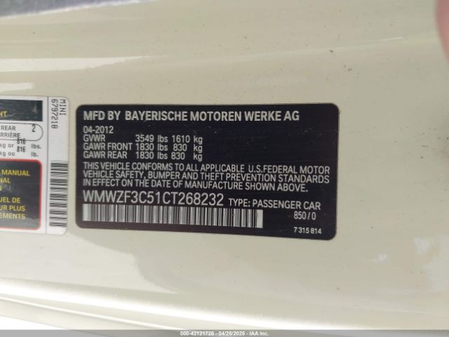 2012 MINI COOPER CLUBMAN WMWZF3C51CT268232 Photo 8