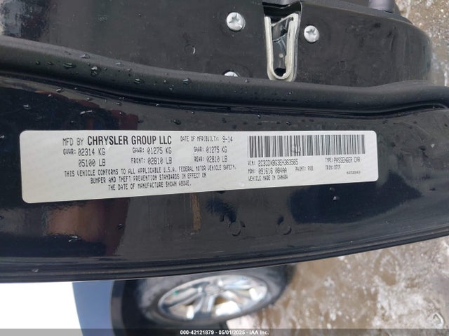 Dodge Charger Se 2014 2C3CDXBG3EH363565 Image 9