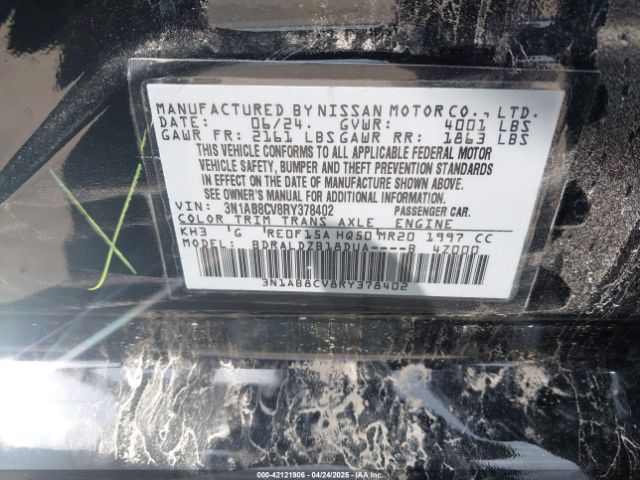2024 NISSAN SENTRA 3N1AB8CV8RY378402 Photo 8