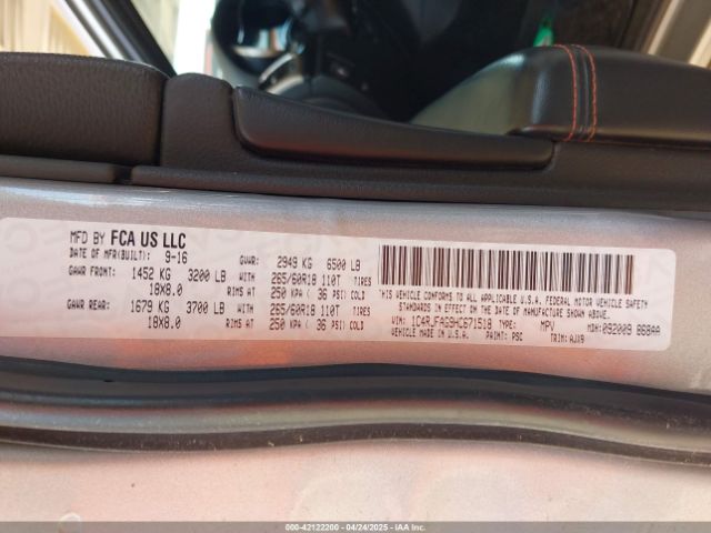 1C4RJFAG9HC671518 Jeep Grand Cherokee 75th Anniversary Edition 4x4