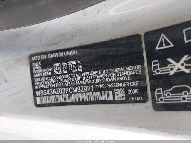 WBS43AZ03PCM82921 BMW 2023