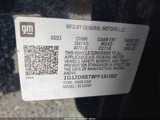 2023 CHEVROLET MALIBU 1G1ZD5ST8PF181882 Photo 8