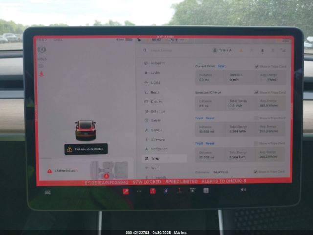 5YJ3E1EA9JF025942 Tesla Model 3 Long Range/mid Range