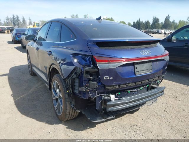 WA142BFZ2PP057826 Audi Q4 Sportback E-tron Prestige 50 Quattro
