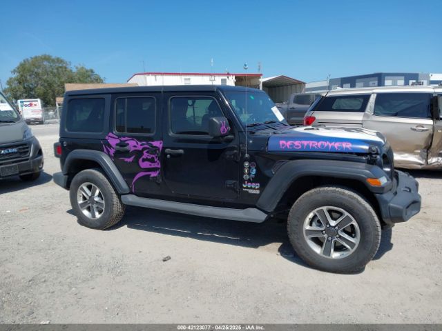 1C4HJXDN3KW668597 Jeep Wrangler Unlimited Sport S 4x4