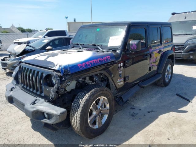 1C4HJXDN3KW668597 Jeep Wrangler Unlimited Sport S 4x4