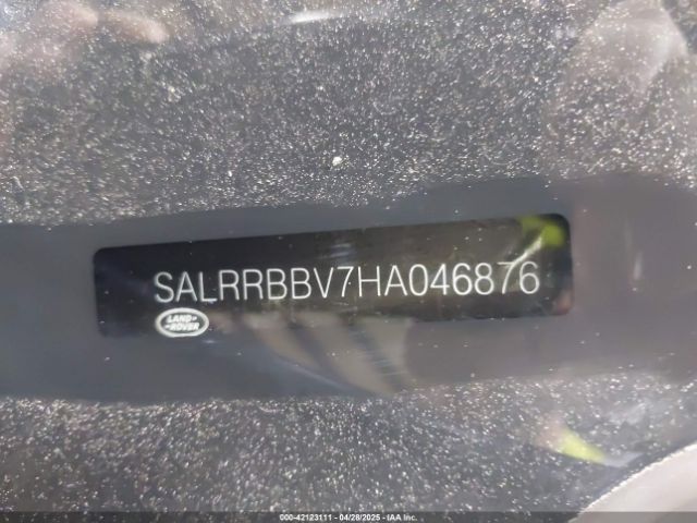 SALRRBBV7HA046876 Land Rover Discovery Hse
