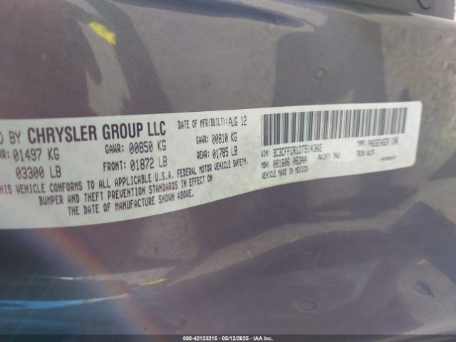 2013 FIAT 500 3C3CFFCR1DT514302 Photo 8