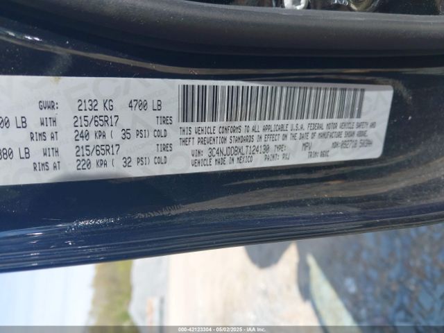 3C4NJDDBXLT124130 Jeep Compass Trailhawk 4x4