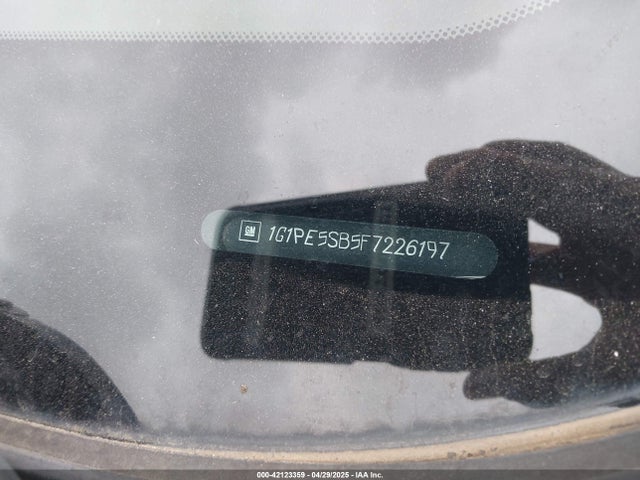 1G1PE5SB5F7226197 Chevrolet Cruze 2lt Auto