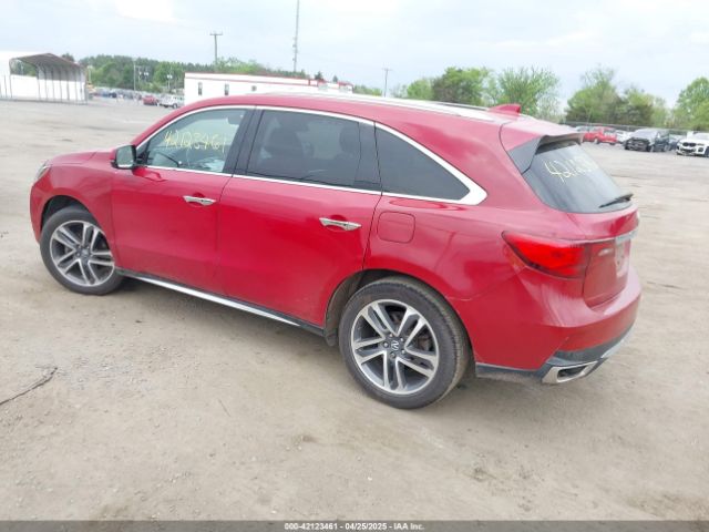 5J8YD3H9XJL004635 Acura Mdx Advance   Entertainment Pkgs
