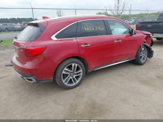 5J8YD3H9XJL004635 Acura Mdx Advance   Entertainment Pkgs