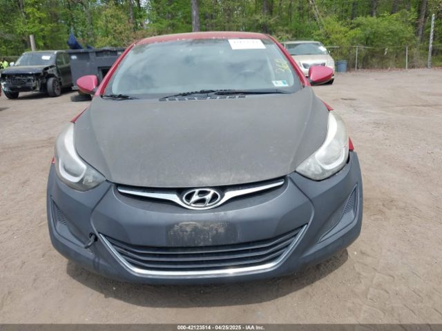 KMHDH4AE5GU517580 Hyundai ELANTRA SE